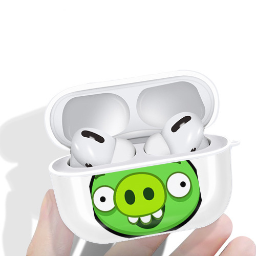 Angry Birds アングリーバード 【AirPods Pro用】ハードシェル保護ケース 耐衝撃・防指紋・カラビナ付き商品仕様