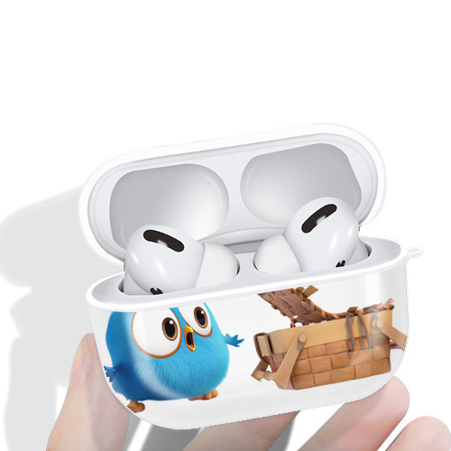 Angry Birds アングリーバード 【AirPods Pro用】ハードシェル保護ケース 耐衝撃・防指紋・カラビナ付き商品仕様