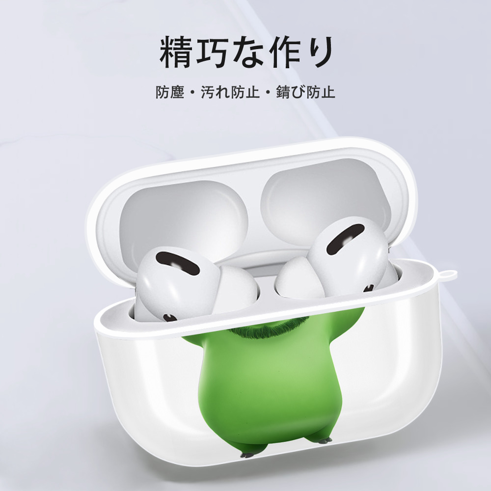 Angry Birds アングリーバード 【AirPods Pro用】ハードシェル保護ケース 耐衝撃・防指紋・カラビナ付き商品仕様