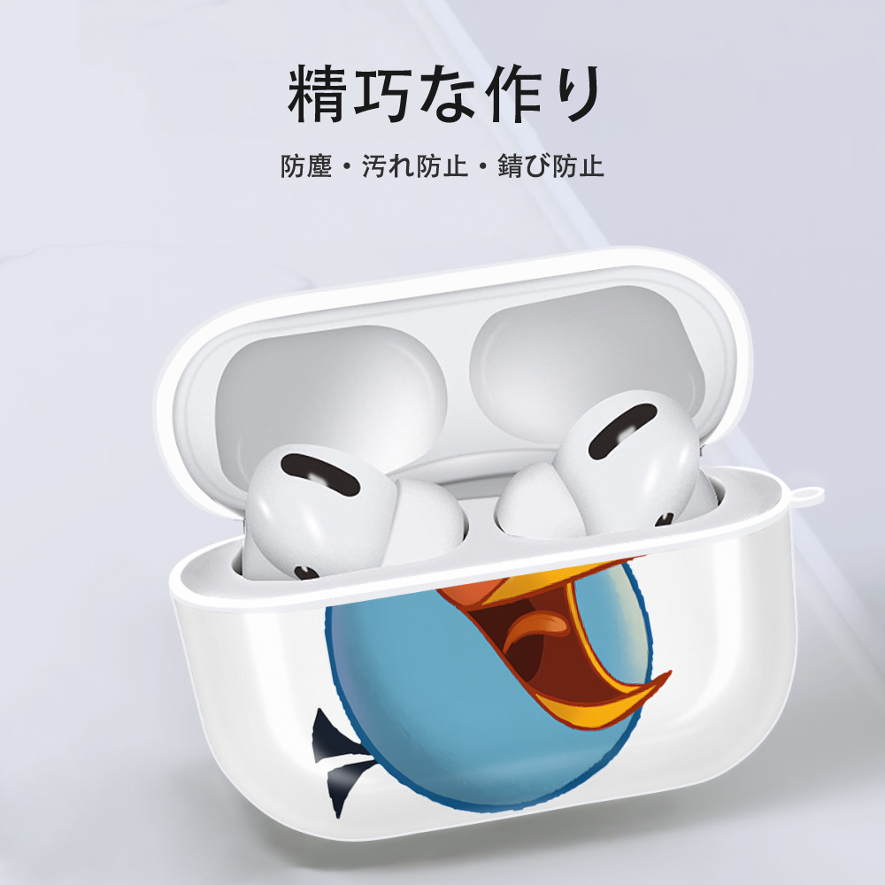 Angry Birds アングリーバード 【AirPods Pro用】ハードシェル保護ケース 耐衝撃・防指紋・カラビナ付き商品仕様
