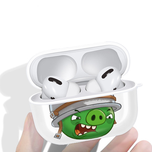 Angry Birds アングリーバード 【AirPods Pro用】ハードシェル保護ケース 耐衝撃・防指紋・カラビナ付き商品仕様
