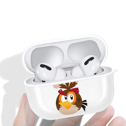 Angry Birds アングリーバード 【AirPods Pro用】ハードシェル保護ケース 耐衝撃・防指紋・カラビナ付き商品仕様