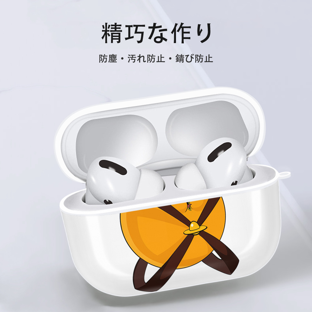 Angry Birds アングリーバード 【AirPods Pro用】ハードシェル保護ケース 耐衝撃・防指紋・カラビナ付き商品仕様