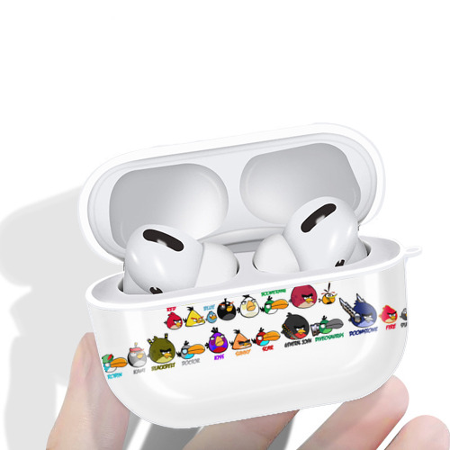 Angry Birds アングリーバード 【AirPods Pro用】ハードシェル保護ケース 耐衝撃・防指紋・カラビナ付き商品仕様