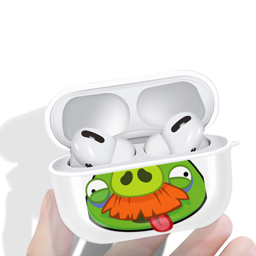 Angry Birds アングリーバード 【AirPods Pro用】ハードシェル保護ケース 耐衝撃・防指紋・カラビナ付き商品仕様