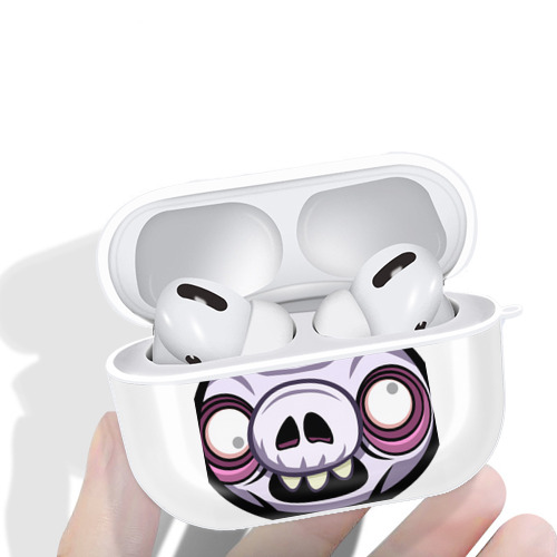 Angry Birds アングリーバード 【AirPods Pro用】ハードシェル保護ケース 耐衝撃・防指紋・カラビナ付き商品仕様