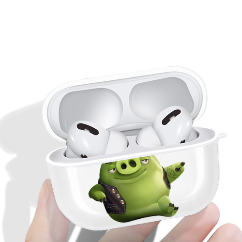 Angry Birds アングリーバード 【AirPods Pro用】ハードシェル保護ケース 耐衝撃・防指紋・カラビナ付き商品仕様