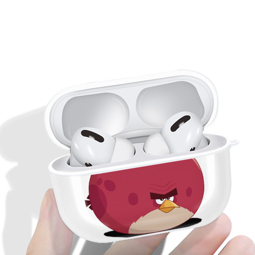Angry Birds アングリーバード 【AirPods Pro用】ハードシェル保護ケース 耐衝撃・防指紋・カラビナ付き商品仕様