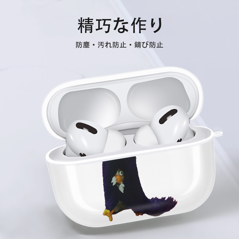 Angry Birds アングリーバード 【AirPods Pro用】ハードシェル保護ケース 耐衝撃・防指紋・カラビナ付き商品仕様