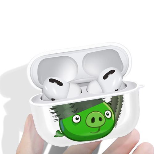 Angry Birds アングリーバード 【AirPods Pro用】ハードシェル保護ケース 耐衝撃・防指紋・カラビナ付き商品仕様