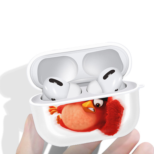 Angry Birds アングリーバード 【AirPods Pro用】ハードシェル保護ケース 耐衝撃・防指紋・カラビナ付き商品仕様