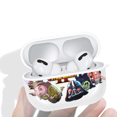 Angry Birds アングリーバード 【AirPods Pro用】ハードシェル保護ケース 耐衝撃・防指紋・カラビナ付き商品仕様