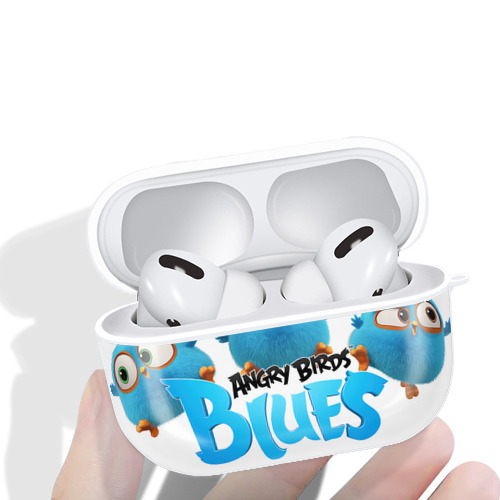 Angry Birds アングリーバード 【AirPods Pro用】ハードシェル保護ケース 耐衝撃・防指紋・カラビナ付き商品仕様