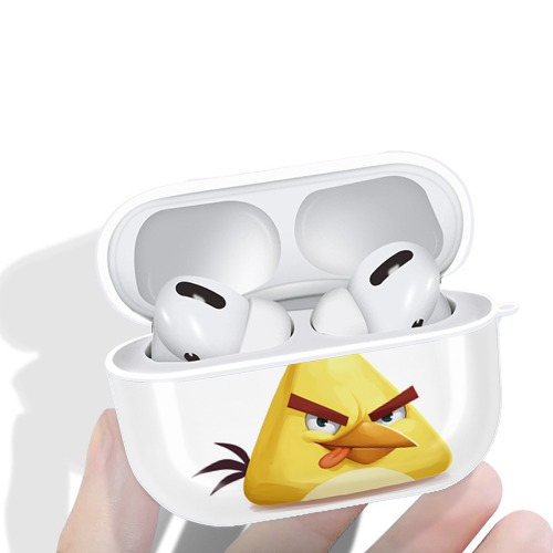 Angry Birds アングリーバード 【AirPods Pro用】ハードシェル保護ケース 耐衝撃・防指紋・カラビナ付き商品仕様