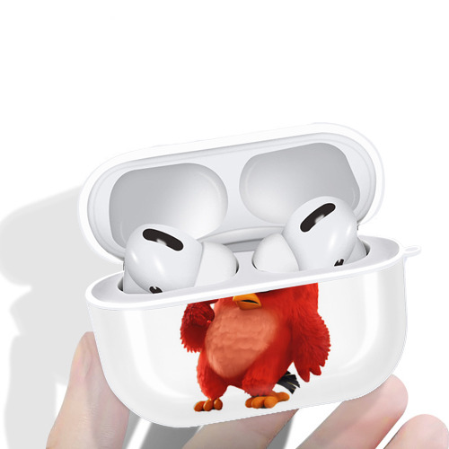 Angry Birds アングリーバード 【AirPods Pro用】ハードシェル保護ケース 耐衝撃・防指紋・カラビナ付き商品仕様