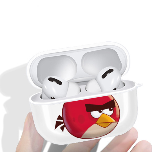 Angry Birds アングリーバード 【AirPods Pro用】ハードシェル保護ケース 耐衝撃・防指紋・カラビナ付き商品仕様