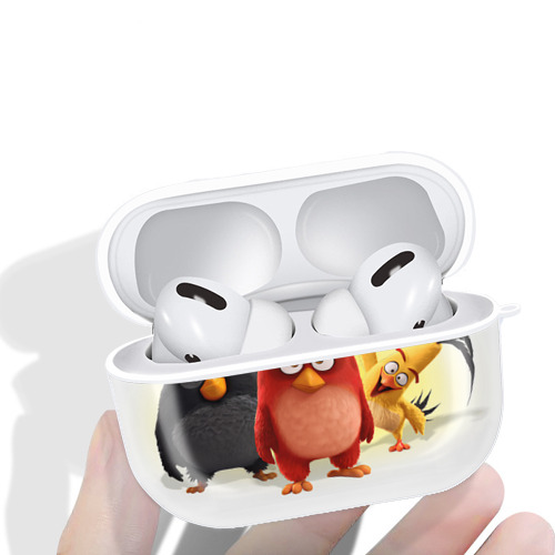 Angry Birds アングリーバード 【AirPods Pro用】ハードシェル保護ケース 耐衝撃・防指紋・カラビナ付き商品仕様