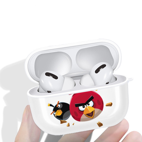 Angry Birds アングリーバード 【AirPods Pro用】ハードシェル保護ケース 耐衝撃・防指紋・カラビナ付き商品仕様