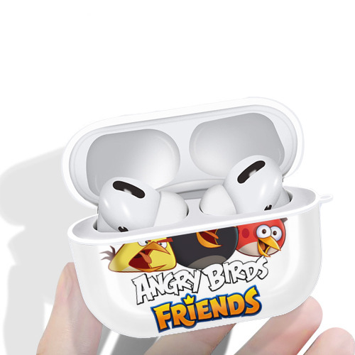 Angry Birds アングリーバード 【AirPods Pro用】ハードシェル保護ケース 耐衝撃・防指紋・カラビナ付き商品仕様