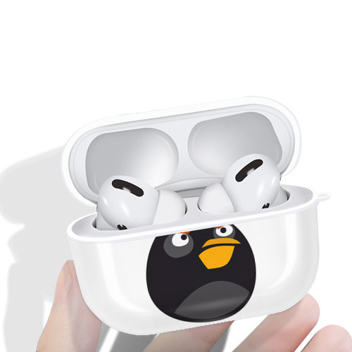 Angry Birds アングリーバード 【AirPods Pro用】ハードシェル保護ケース 耐衝撃・防指紋・カラビナ付き商品仕様