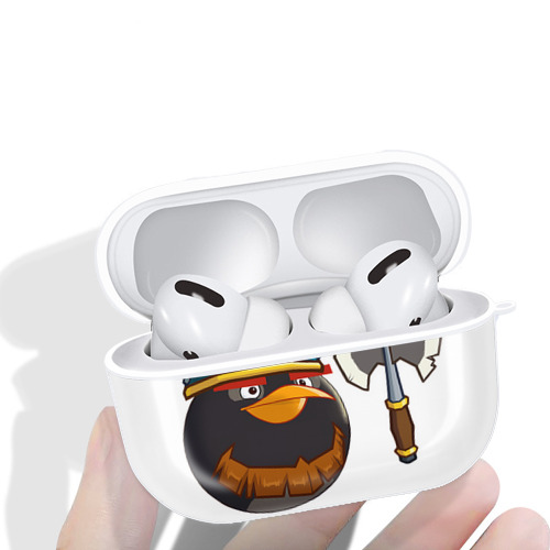 Angry Birds アングリーバード 【AirPods Pro用】ハードシェル保護ケース 耐衝撃・防指紋・カラビナ付き商品仕様