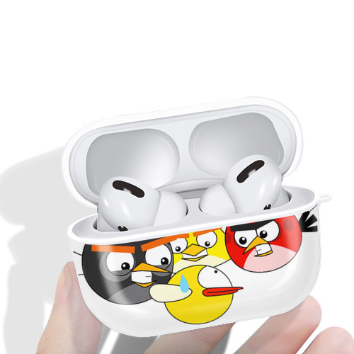 Angry Birds アングリーバード 【AirPods Pro用】ハードシェル保護ケース 耐衝撃・防指紋・カラビナ付き商品仕様
