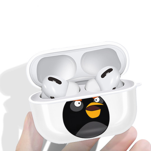 Angry Birds アングリーバード 【AirPods Pro用】ハードシェル保護ケース 耐衝撃・防指紋・カラビナ付き商品仕様