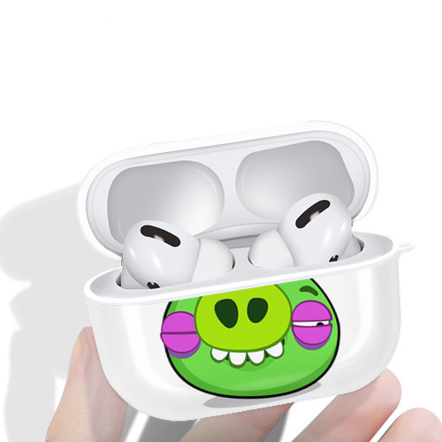 Angry Birds アングリーバード 【AirPods Pro用】ハードシェル保護ケース 耐衝撃・防指紋・カラビナ付き商品仕様