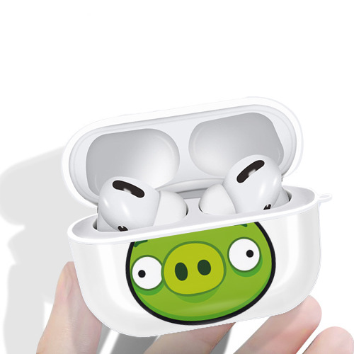 Angry Birds アングリーバード 【AirPods Pro用】ハードシェル保護ケース 耐衝撃・防指紋・カラビナ付き商品仕様