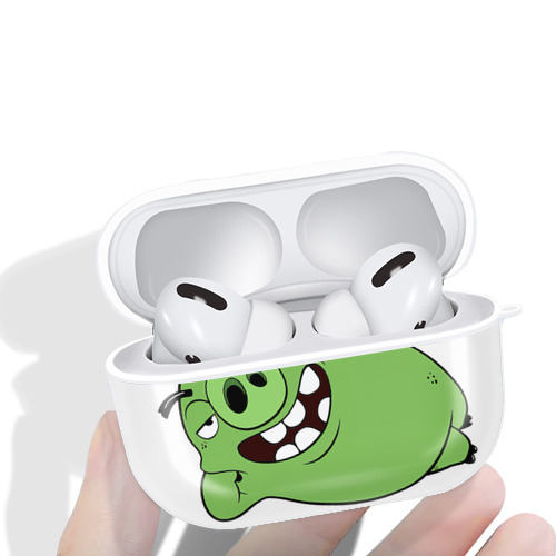 Angry Birds アングリーバード 【AirPods Pro用】ハードシェル保護ケース 耐衝撃・防指紋・カラビナ付き商品仕様