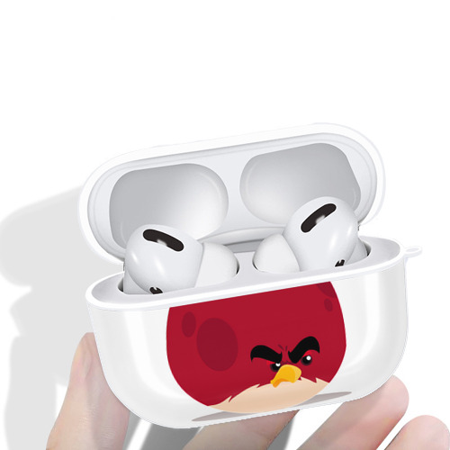 Angry Birds アングリーバード 【AirPods Pro用】ハードシェル保護ケース 耐衝撃・防指紋・カラビナ付き商品仕様