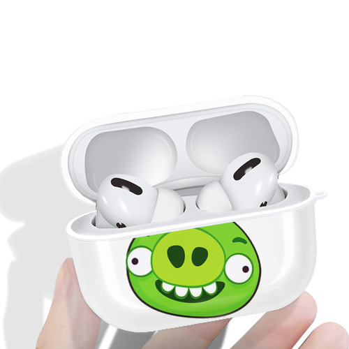 Angry Birds アングリーバード 【AirPods Pro用】ハードシェル保護ケース 耐衝撃・防指紋・カラビナ付き商品仕様