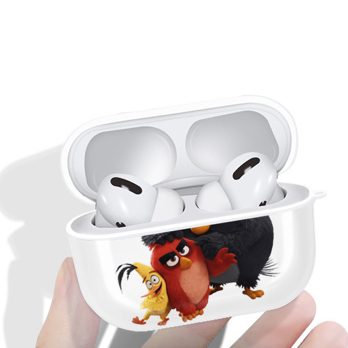 Angry Birds アングリーバード 【AirPods Pro用】ハードシェル保護ケース 耐衝撃・防指紋・カラビナ付き商品仕様