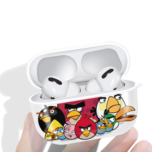 Angry Birds アングリーバード 【AirPods Pro用】ハードシェル保護ケース 耐衝撃・防指紋・カラビナ付き商品仕様