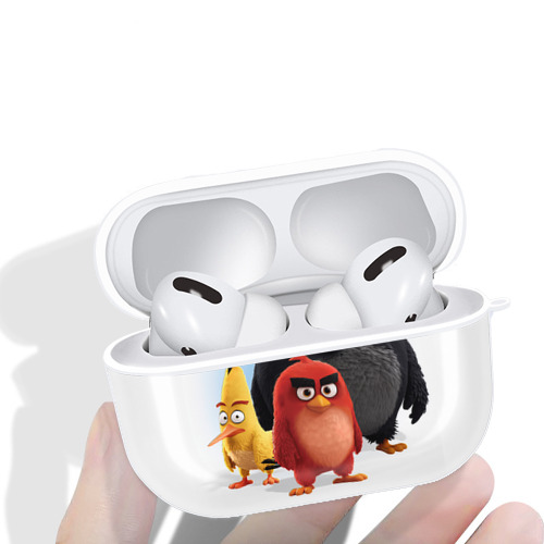 Angry Birds アングリーバード 【AirPods Pro用】ハードシェル保護ケース 耐衝撃・防指紋・カラビナ付き商品仕様