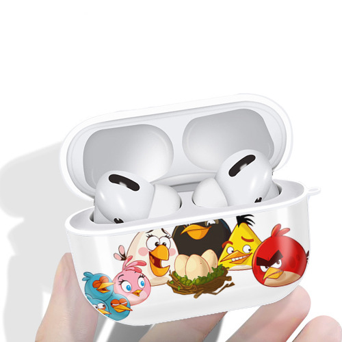 Angry Birds アングリーバード 【AirPods Pro用】ハードシェル保護ケース 耐衝撃・防指紋・カラビナ付き商品仕様