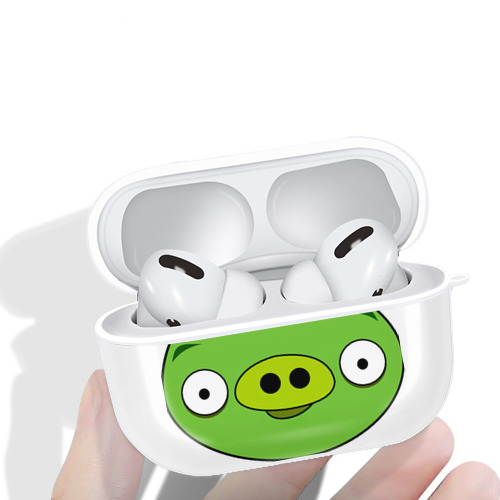 Angry Birds アングリーバード 【AirPods Pro用】ハードシェル保護ケース 耐衝撃・防指紋・カラビナ付き商品仕様