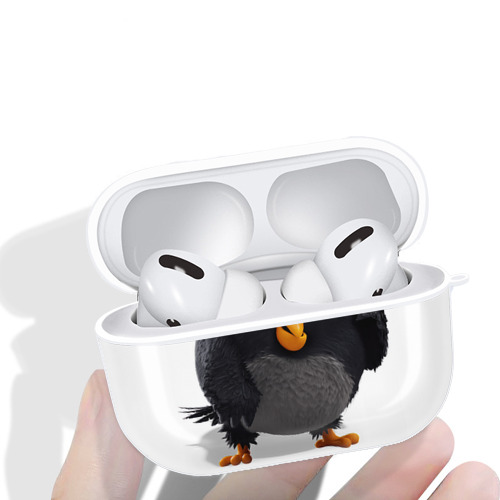 Angry Birds アングリーバード 【AirPods Pro用】ハードシェル保護ケース 耐衝撃・防指紋・カラビナ付き商品仕様