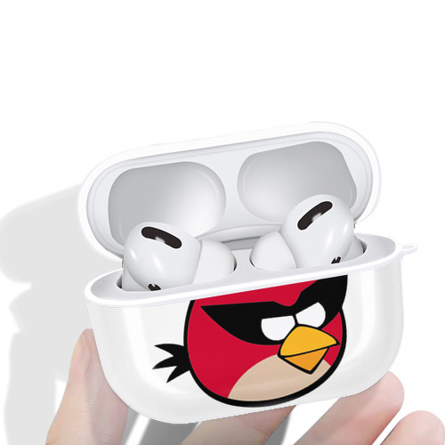 Angry Birds アングリーバード 【AirPods Pro用】ハードシェル保護ケース 耐衝撃・防指紋・カラビナ付き商品仕様