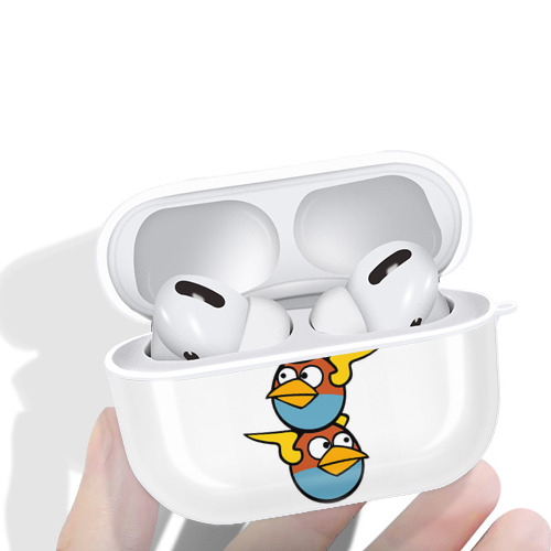 Angry Birds アングリーバード 【AirPods Pro用】ハードシェル保護ケース 耐衝撃・防指紋・カラビナ付き商品仕様