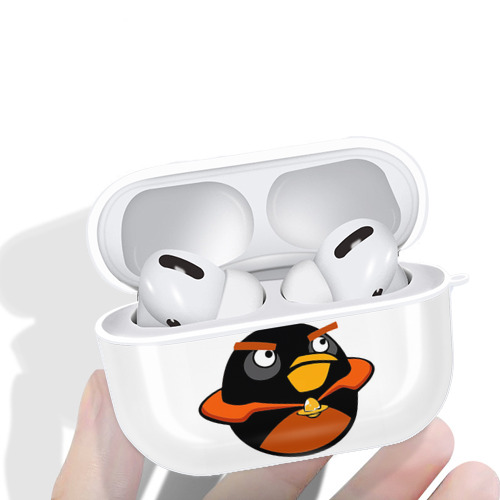 Angry Birds アングリーバード 【AirPods Pro用】ハードシェル保護ケース 耐衝撃・防指紋・カラビナ付き商品仕様