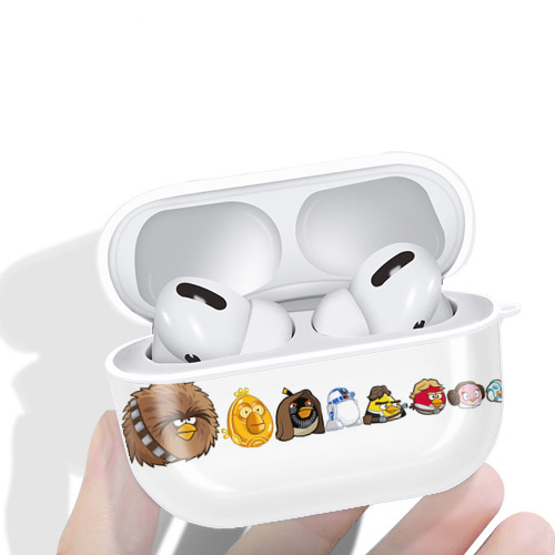 Angry Birds アングリーバード 【AirPods Pro用】ハードシェル保護ケース 耐衝撃・防指紋・カラビナ付き商品仕様