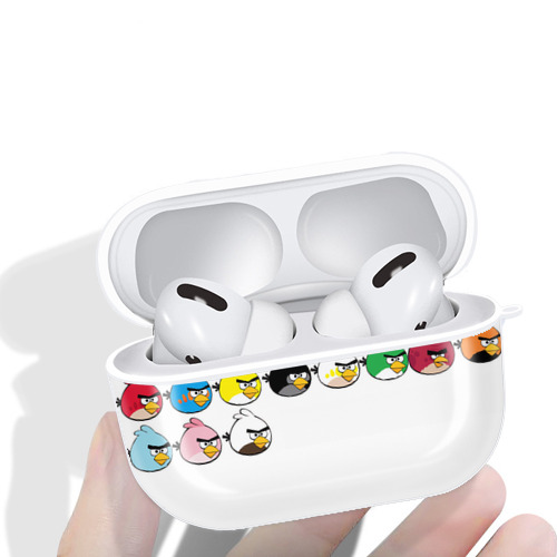 Angry Birds アングリーバード 【AirPods Pro用】ハードシェル保護ケース 耐衝撃・防指紋・カラビナ付き商品仕様