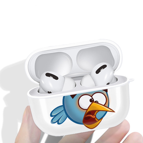 Angry Birds アングリーバード 【AirPods Pro用】ハードシェル保護ケース 耐衝撃・防指紋・カラビナ付き商品仕様