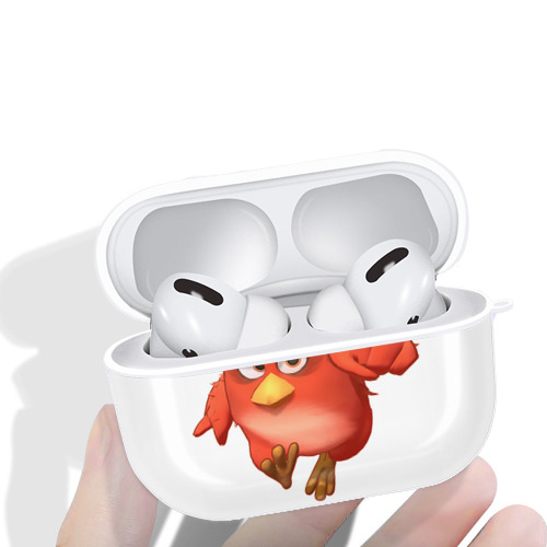 Angry Birds アングリーバード 【AirPods Pro用】ハードシェル保護ケース 耐衝撃・防指紋・カラビナ付き商品仕様