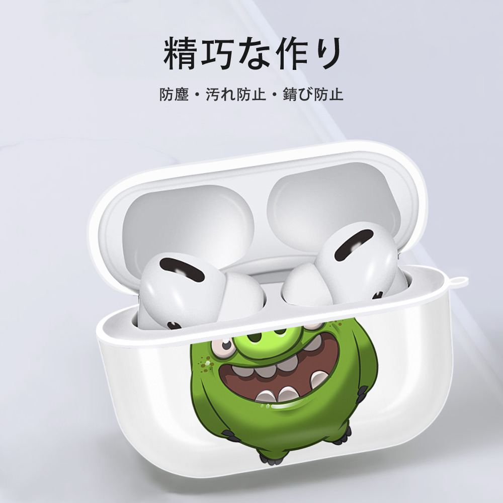 Angry Birds アングリーバード 【AirPods Pro用】ハードシェル保護ケース 耐衝撃・防指紋・カラビナ付き商品仕様