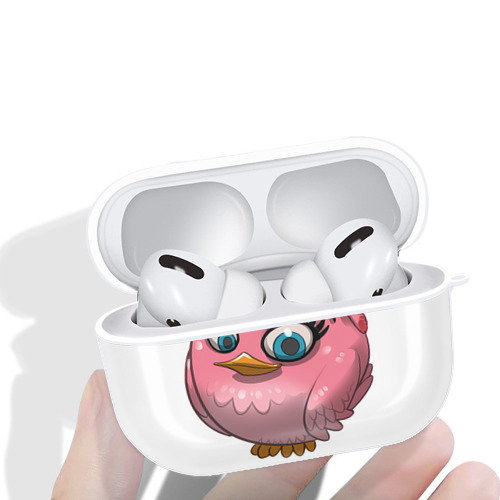 Angry Birds アングリーバード 【AirPods Pro用】ハードシェル保護ケース 耐衝撃・防指紋・カラビナ付き商品仕様