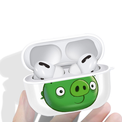 Angry Birds アングリーバード 【AirPods Pro用】ハードシェル保護ケース 耐衝撃・防指紋・カラビナ付き商品仕様