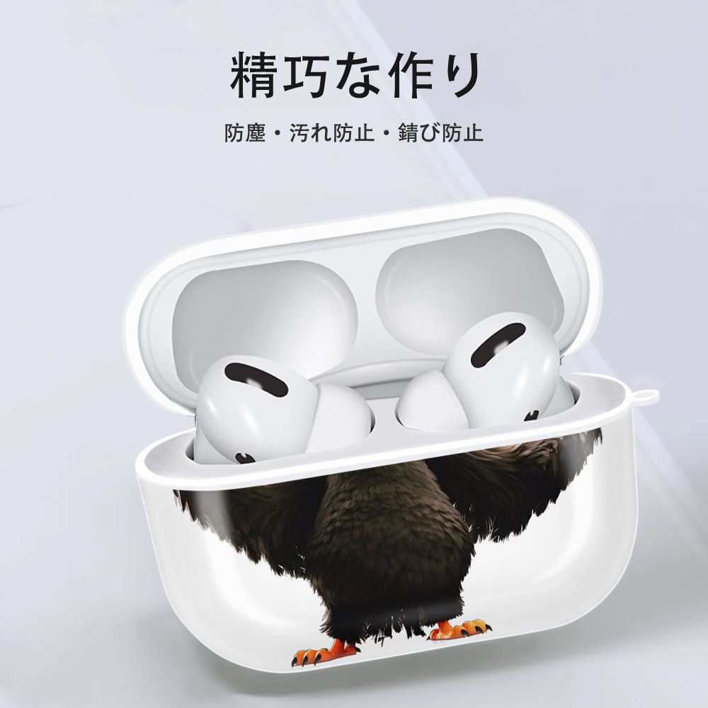 Angry Birds アングリーバード 【AirPods Pro用】ハードシェル保護ケース 耐衝撃・防指紋・カラビナ付き商品仕様