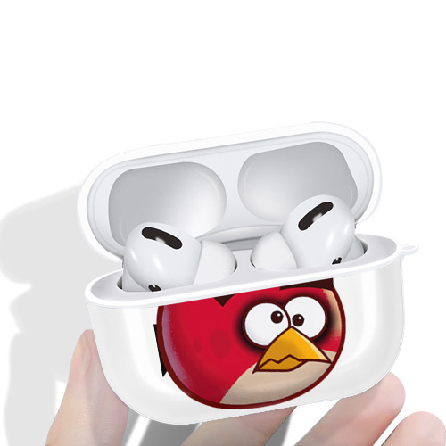 Angry Birds アングリーバード 【AirPods Pro用】ハードシェル保護ケース 耐衝撃・防指紋・カラビナ付き商品仕様